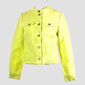 NWOT Banana Republic Citron Cropped Jacket Size 2
